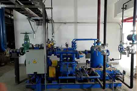 918博天堂液环泵机组在保定垃圾发电厂使用现场