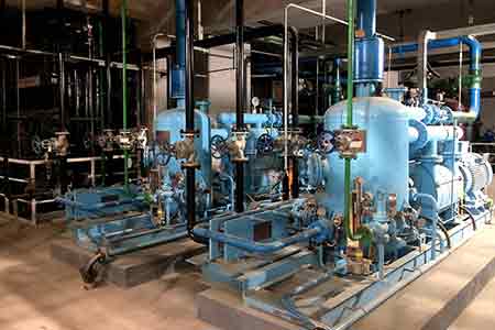 918博天堂液环泵机组在华能苏州燃机热电有限公司使用现场