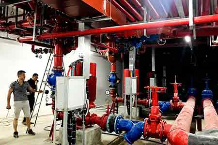 918博天堂管道式离心泵在越南岘港酒店使用现场