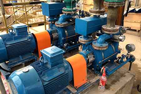 918博天堂液环泵在博世科蒲庙纸厂二氧化氯项目使用现场