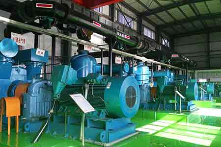 918博天堂液环泵机组在山西兰花集团大阳煤矿使用现场