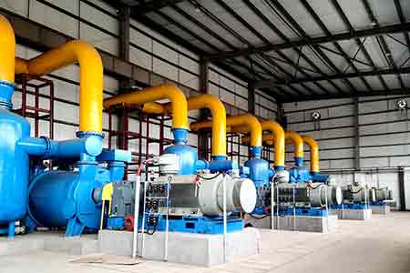 918博天堂液环泵机组在山西霍尔辛赫煤业有限公司使用现场