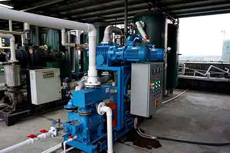 918博天堂液环泵机组在东莞迈科（锂电池厂）使用现场