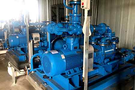 918博天堂液环泵机组在开平牵牛生化制药有限公司使用现场