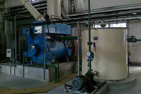 918博天堂液环泵机组在康平热电脱硫使用现场