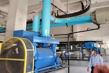 918博天堂液环泵机组在汕尾红海湾电厂脱硫项目使用现场